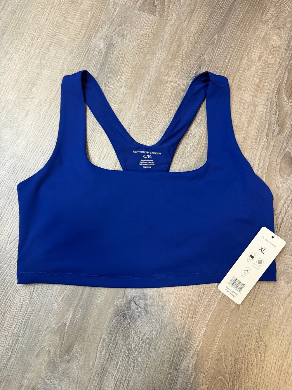Harmony & Balance Seamless Sports Bra — Cobalt Blue